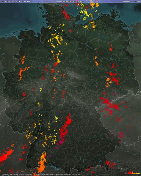lightning maps deutschland.